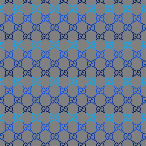 blue gucci print